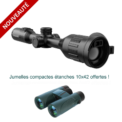 HIKMICRO STELLAR SX60L 3.0 - Lunette de vision thermique avec télémètre laser intégré + Jumelles 10x42 offertes !