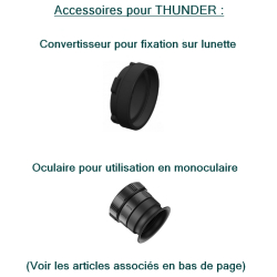 HIKMICRO THUNDER (CLIP-ON) TQ50C 3.0 - Module de vision thermique + bague d'adaptation offerte !