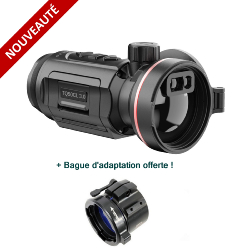 HIKMICRO THUNDER (CLIP-ON) TQ50CL 3.0 - Module de vision thermique avec télémètre laser + bague d'adaptation offerte !