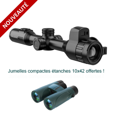 HIKMICRO STELLAR SQ35L 3.0 - Lunette de vision thermique avec télémètre laser intégré + Jumelles 10x42 offertes !