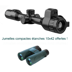 HIKMICRO STELLAR SH35L 3.0 - Lunette de vision thermique avec télémètre laser intégré + Jumelles 10x42 offertes !