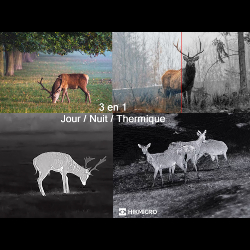 Jumelles thermiques HIKMICRO HABROK PRO HX60LN - Ultra haute définition + 1 batterie et Jumelles 10x42 offertes !