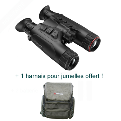 HIKMICRO HABROK 4K HE25LN - Jumelles multi-spectre avec télémètre + Harnais pour jumelles offert !