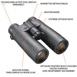 Jumelles télémétriques laser 10x42 BUSHNELL FUSION X