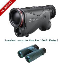 HIKMICRO CONDOR CQ35L 2.0 - Monoculaire de vision thermique avec télémètre laser intégré + Jumelles 10x42 offertes !